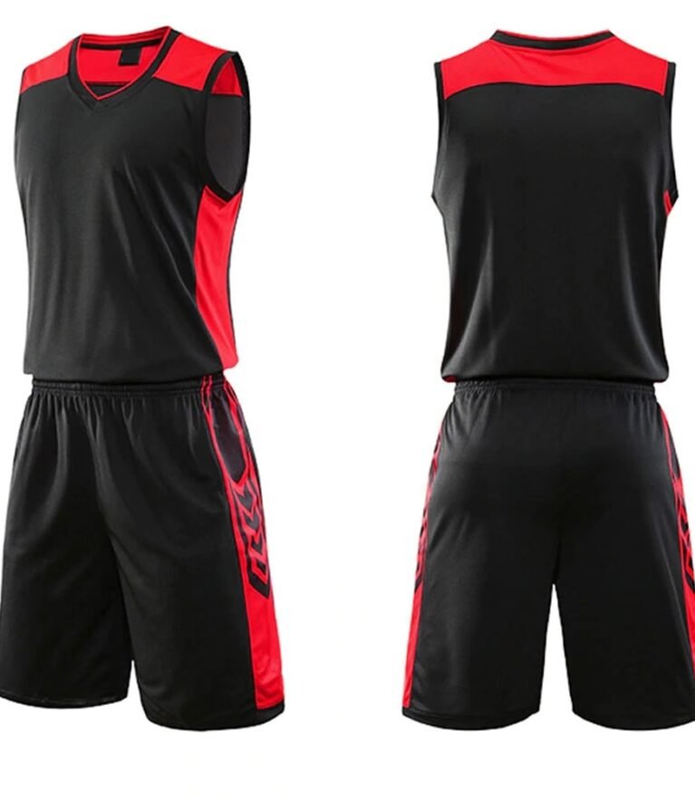 Viper Black & Red Athletic Basketball Kit
