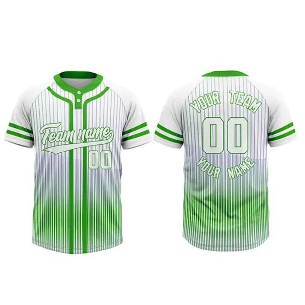 Customized Adult Baseball Jersey – Anti-UV, Moisture-Wicking & Breathable