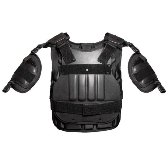 Tactical Exo-Tech Chest Protector Vest – Modular Padded Body Guard with Arm Caps
