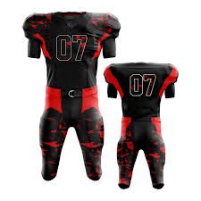 Shadow Camo Black & Red Football Set