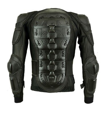 Ergonomic Motocross Back Protector Jacket – Breathable Mesh Spine & Shoulder Guard